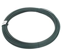 Alberts 530211 Câble de tension | zingué, plastifié, en vert | câble Ø 3,8 mm | longueur 55 m