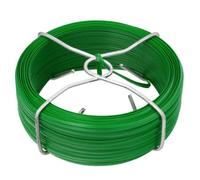 Alberts 530303 Câble de ligature | plastifié, en vert | longueur 50 m | câble Ø 0,4 mm
