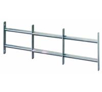 Alberts 553678 Grille de fenêtre Venlo | extensible | électro-galvanisé bleu | 300 x 500-650 mm