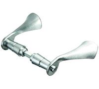 Alberts 554293 Béquilles | une paire | forgées, galvanisées | thermolaquées, gris argent 40 x 115 mm
