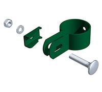 Alberts 563462 Collier terminal | en vert | pour poteaux Ø 34 mm