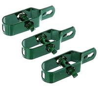 Alberts 611170 Tendeur de câbles | zingué, plastifié, en vert | taille 2 | longueur 100 mm | kit de 3