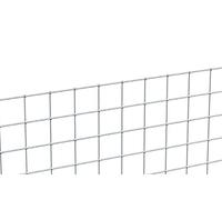Alberts 614461 Grille soudée | différentes hauteurs - en option dans différentes couleurs | galvanisée | mailles 12,7 x 12,7 mm | hauteur 50 cm | longueur 5 m