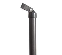Alberts 623050 Phosphatée Zinc, Anthracite métallisé plastifiée | Longueur Jambes de Force Colliers Poteau, Länge: 1150 mm, Schellen-Ø: 34 mm