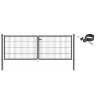 Alberts 633059 - Lot de Tapis de Porte à Grille Simple - Phosphaté au Zinc Anthracite - 2988 x 1000 mm