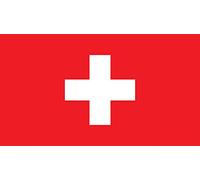 Alberts 638207 Drapeau Motif Suisse | Polyester | Rouge, Blanc | 1300 x 1300 mm Support Mural pour mât