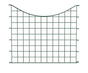 Alberts 646905 Panneau de clôture d'étang | arc au milieu en bas | vert plastifié | largeur 777 mm