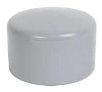 Alberts 654467 Capuchon de Poteau métallique | Gris | PVC | Ø76 mm clôture