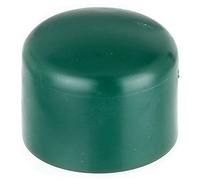 Alberts 654597 Capuchon pour poteaux ronds en métal | plastique, en vert | pour poteau Ø 38 mm