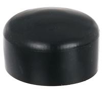 Alberts 654665 capuchon de poteau pour poteau métallique rond | plastique, noir | pour poteau Ø 60 mm
