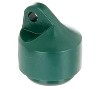 Alberts 654948 Capuchon pour Jambe de Force | PVC Vert | pour Tube Ø 38 mm | Set de 10 pièces clôture