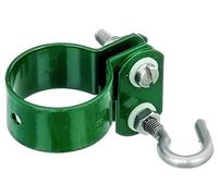 Alberts 655198 Collier pour la fixation bilatérale de barres de précontrainte maillage, Ø du collier:38 mm | galvanisé, plastifié, en vert | collier Ø 38 mm