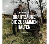 Alberts 655235 Collier pour étançons | galvanisé, plastifié, en vert | Ø du collier 48 mm