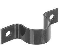 Alberts 655556 Collier | à Visser | pour la Fixation clôture aux Murs| Anthracite métallisé plastifié | pour Poteau Ø34 mm