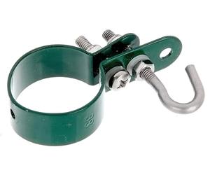 Alberts 655617 Collier pour barres de précontrainte maillage | galvanisé, plastifié, vert | Ø du collier 42 mm