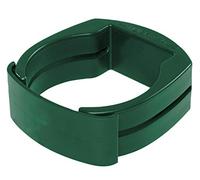 Alberts 655945 Fix-Clip Pro® | pour la fixation de grilles soudées sur des piquets de clôture | plastique, en vert | pour poteau Ø 60 mm