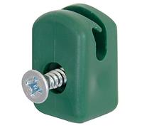 Alberts 655983 Support de câble de serrage avec vis, plastique, en vert, kit de 10