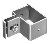 Alberts 656805 Collier d'extrémité | pour poteaux carrés | galvanisé à chaud | M8 x 30 mm