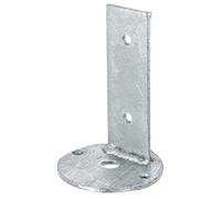 Alberts 657260 Équerre de fixation sur plaque à visser | Galvanisé à chaud | Ø 100 x 150 mm