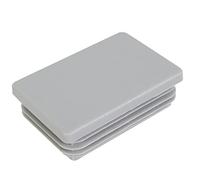 Alberts 657765 Capuchon Poteau métallique | Gris | PVC | 60 x 40 mm clôture