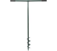 Alberts 658083 Foret de sol, peint en vert, longueur totale 1000 mm, filetage Ø100 mm x 230 mm