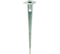 Alberts 658670 Ancre à enfoncer | pour piquet de clôture en tube en acier | galvanisé à chaud | longueur 750 mm | pour poteau Ø 38 mm