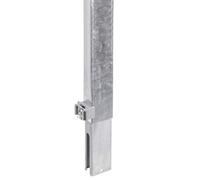 Alberts 672683 Rehausse de clôture Erhard | pour rehausser facilement une clôture à double barreau existante | galvanisée à chaud | hauteur 800 mm | pour des poteaux de 60 x 40 mm