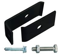 Alberts 672843 Kit Panneaux grillagés | pour Fixation aux Murs ou aux poteaux | Galvanisé à Chaud, plastifié, en Anthracite RAL 7016 clôture