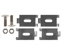 Alberts 673291 Raccord d'angle | pour Treillis | Anthracite plastifié RAL 7016 | M8 x 30 mm | Set de 2 pièces clôture