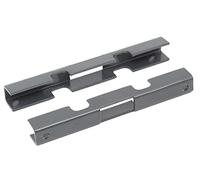 Alberts 673352 Raccord Treillis soudé Double | Anthracite plastifié RAL 7016 | 140 x 18 x 15,5 mm Barre