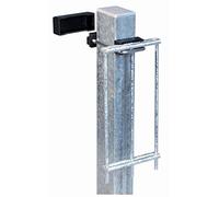 Alberts 675028 Collier à étrier pour poteaux carrés 60 x 40, Acier inoxydable