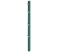 Alberts 677893 Poteau de clôture pour clôture en treillis à double fils | avec fixation par pattes de serrage | galvanisé à chaud | longueur 1200 mm | poteaux 60 x 40 mm