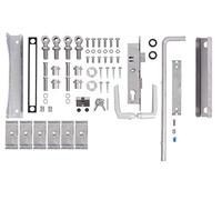 Alberts 678166 Kit d'accessoires Flexo Portes industrielles, argenté