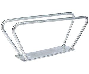 Alberts 692483 Range-vélo individuel | au choix en deux modèles | pour fixation murale | galvanisé à chaud | support dans un angle de 90°
