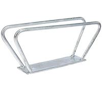 Alberts 692483 Range-vélo Individuel | au Choix en modèles | pour Fixation Murale | Galvanisé à Chaud | Support dans Un Angle de 90, Gris