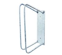 Alberts 692506 Range-vélo individuel | au choix en deux modèles | pour fixation murale | galvanisé à chaud | support dans un angle de 45°