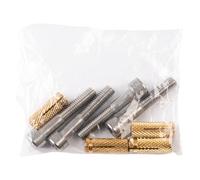 Alberts 698966 Kit d'accessoires vis avec chevilles à expansion murale | Chevilles pour corps creux, chevilles et jeu de vis | M8, longueur : 45 mm