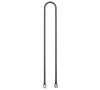 Alberts 698973 Support à bûches de cheminée | Noir | Étagère en métal | Longueur 246 mm x 1510 mm