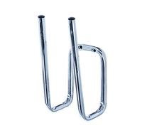 Alberts 802226 Porte-bottes | coudé, pour une paire de bottes | galvanisé, en bleu | tube en acier Ø12 mm | hauteur du porte-bottes 200 mm