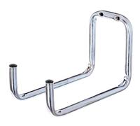 Alberts 802257 Crochet mural | au choix dans différents modèles | double angle | galvanisé, en bleu | diamètre Ø12 mm | 120 x 160 x 90 mm