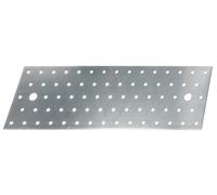 Alberts 820435 Plaque perforée | galvanisé sendzimir | 300 x 100 x 2 mm | kit de 20