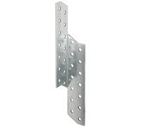 Alberts 820503 Ancrage de pannes chevron | galvanisé sendzimir | 32 x 32 x 210 mm | kit de 25