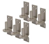 Alberts 821241 DURAVIS® Gond sur platine | crochet DI | en beige perle, à couche duplex RAL 1035 | cote axe Ø16 mm | platine 115 x 40 mm | kit de 6