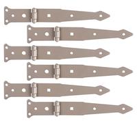 Alberts 821333 DURAVIS® Penture charnière | en beige perle, à couche duplex RAL 1035 | taille 202/77 x 48 mm | kit de 6