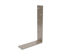 Alberts 821395 DURAVIS® Équerre de poutre | ailes inégales | en beige perle, à couche duplex RAL 1035 | taille 160 x 240 x 50 mm | kit de 10