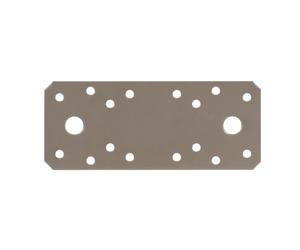 Alberts 821593 DURAVIS® Platine d'assemblage | en beige perle, à couche duplex RAL 1035 | taille 133 x 55 x 2,5 mm | kit de 30