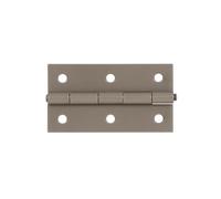 Alberts 821791 DURAVIS® Charnière | étroite | en beige perle, à couche duplex RAL 1035 | taille 80 x 40 x 1,25 mm | kit de 20