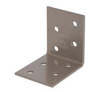 Alberts 821890 DURAVIS® Équerre d'assemblage | en beige perle, à couche duplex RAL 1035 | taille 50 x 50 x 40 mm | kit de 50