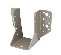 Alberts 821920 DURAVIS® Support U | type A | en beige perle, à couche duplex RAL 1035 | largeur libre 60 mm | hauteur 100 mm | kit de 25