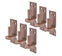 Alberts 822019 DURAVIS® Gond sur platine | crochet DI | couleur rouille, à couche duplex | cote axe Ø16 mm | platine 115 x 40 mm | kit de 6